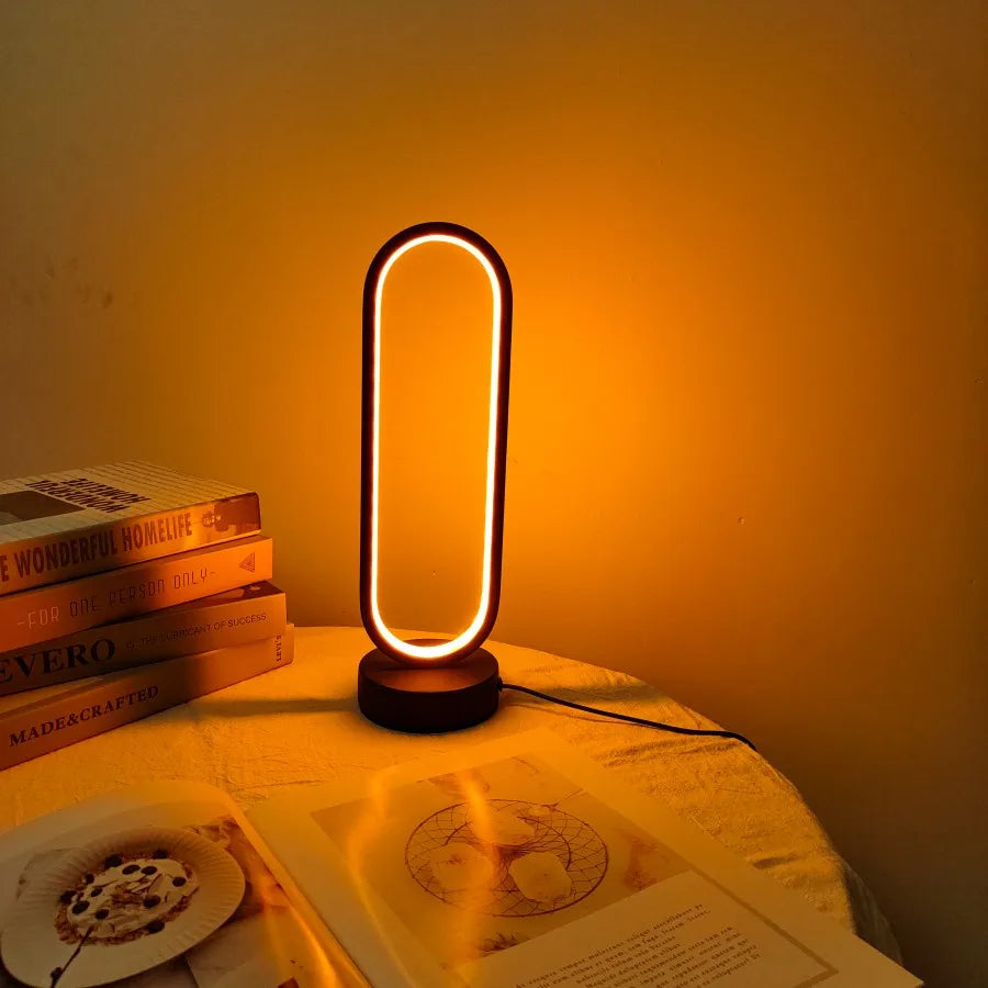 Oval Ring LED Table Lamp