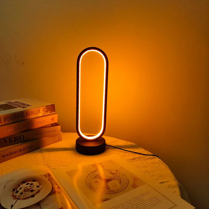 Oval Ring LED Table Lamp