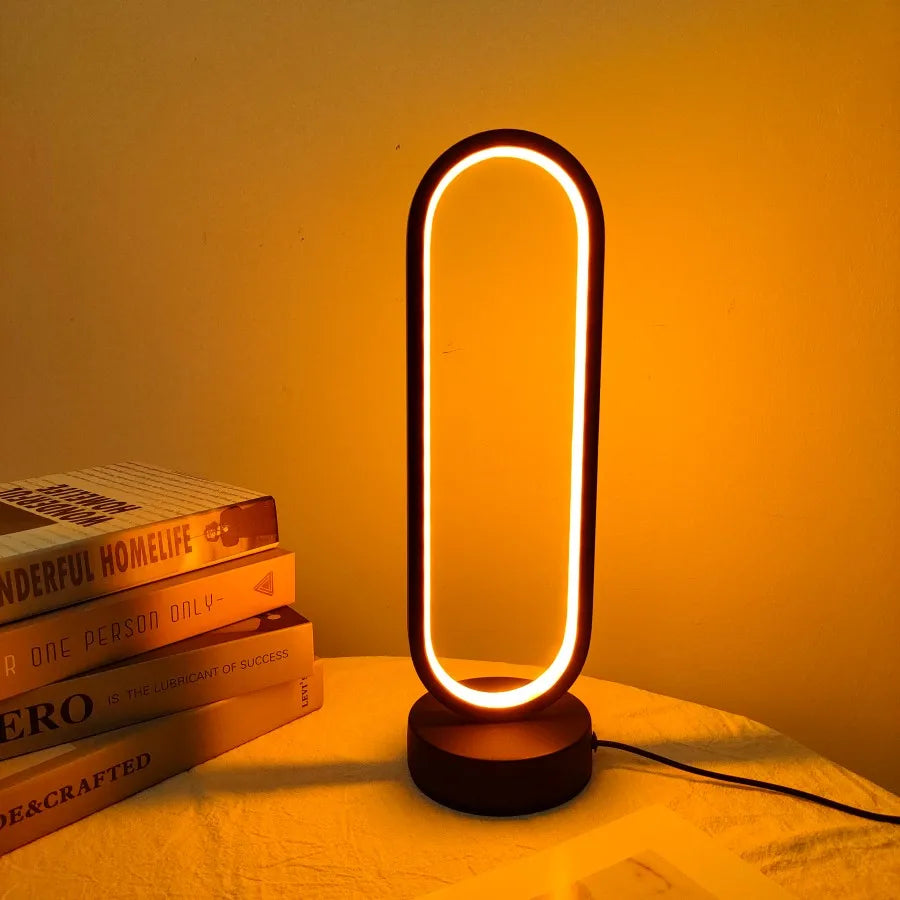Oval Ring LED Table Lamp